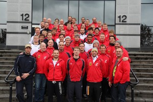 Die Finalteilnehmer der UWR WM 2011 vereint: Deutschland und Norwegen. Foto: VDST